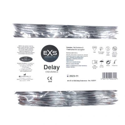 EXS Delay & Cooling 144 pcs bulk pack condoms