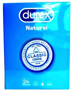 Durex Natural 24 pcs condoms