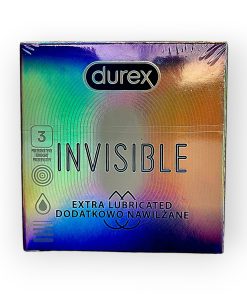 Durex Invisible Extra Lubricated 3 pcs. condoms pack 1
