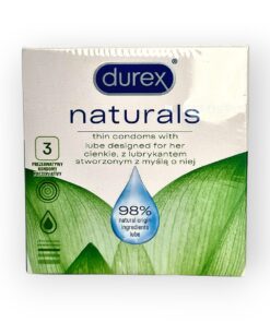 Durex Naturals 3 pcs condoms 1
