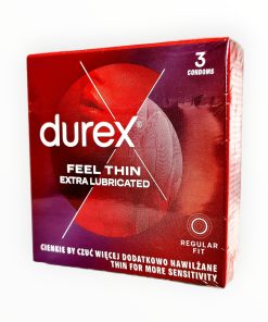 Durex Feel Thin Extra Lubricated 3 pcs. 1