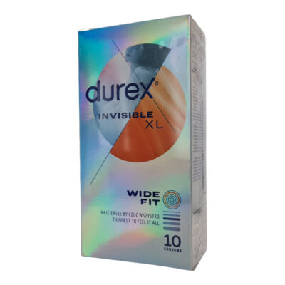 Durex Invisible XL 10 pcs. condoms pack