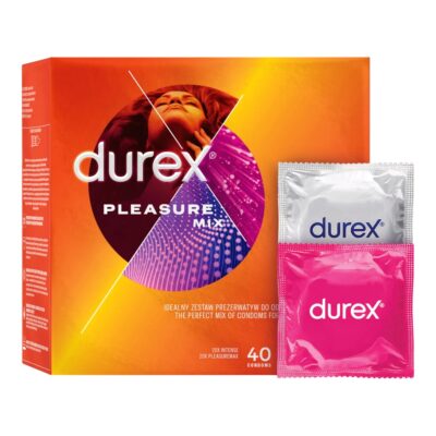 Durex Pleasure Mix 40 pcs condoms pack wholesale