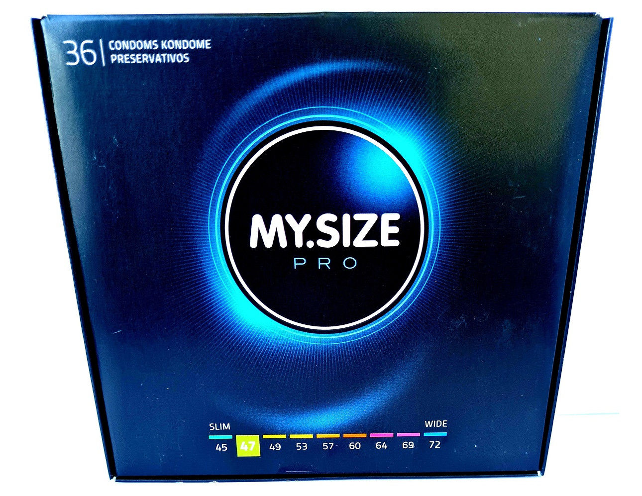 My.Size PRO 47 mm size 36 pcs. box condoms