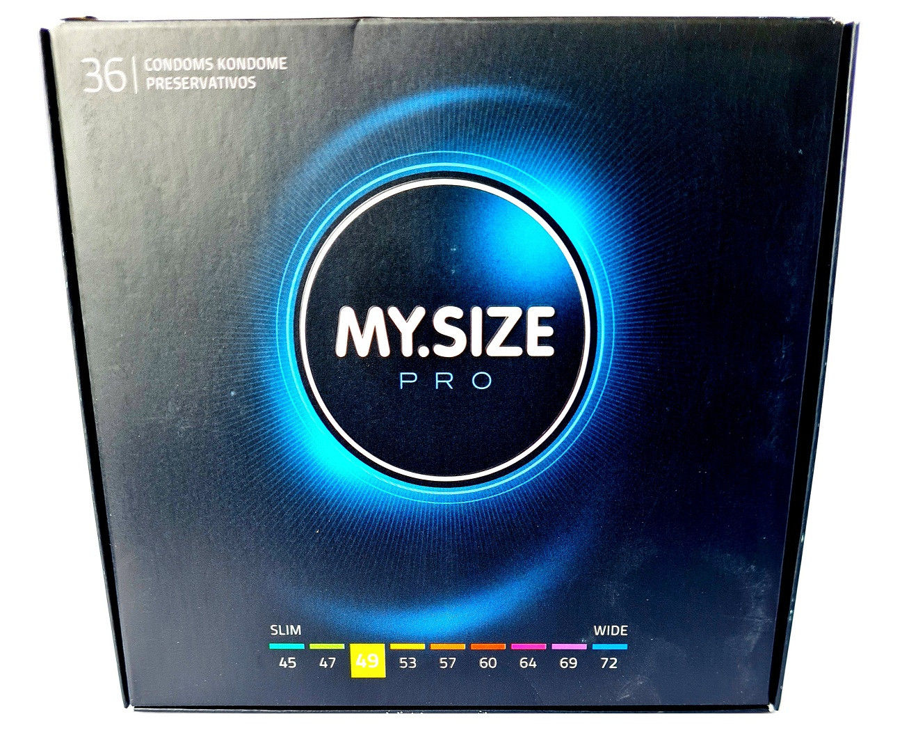 My.Size PRO 49 mm 36 pcs. a box of condoms