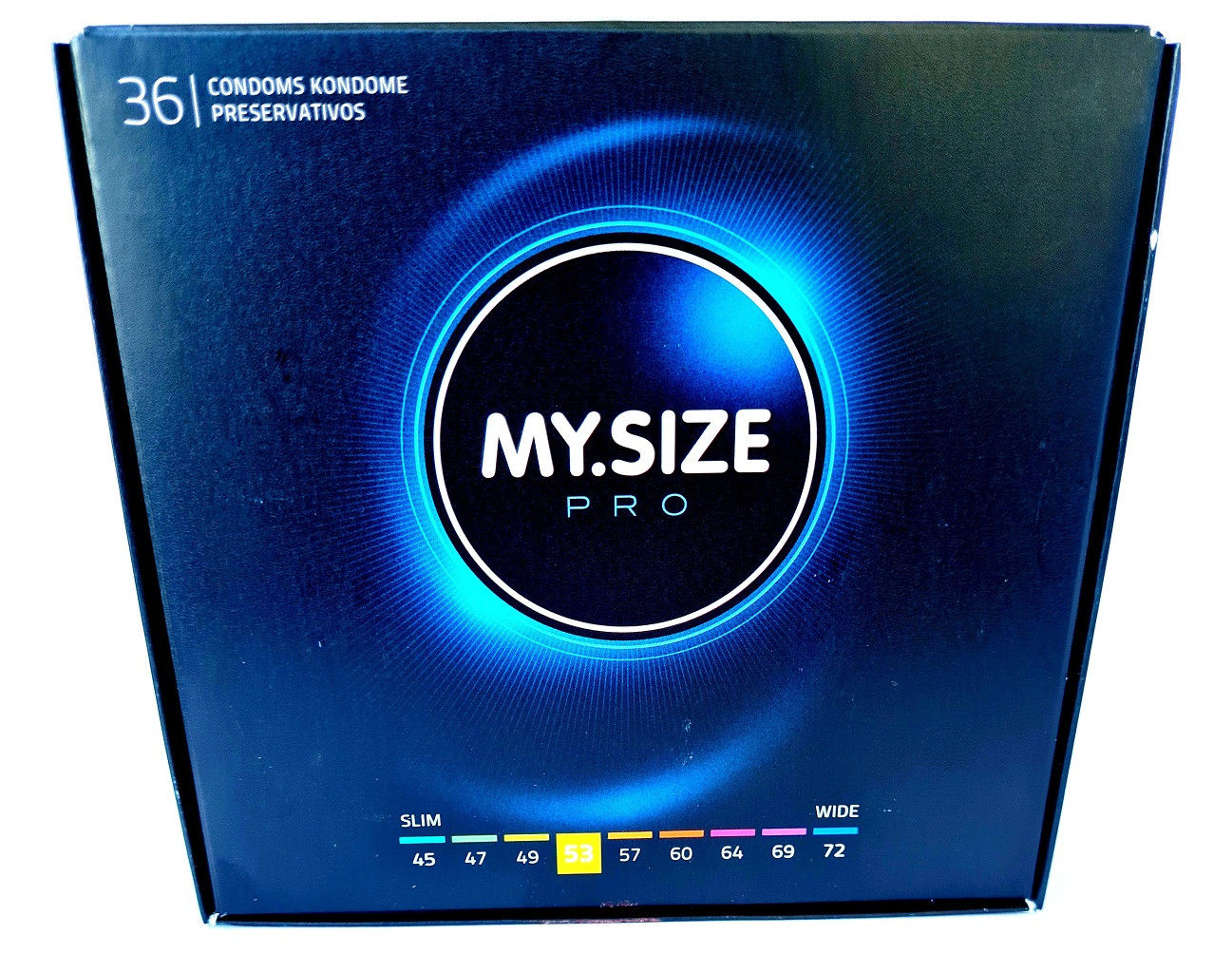 My.Size PRO 53 mm 36 pcs. box condoms