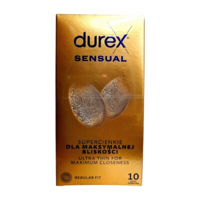 Durex Sensual 10 pcs condoms pack