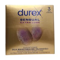 Durex Sensual Extra Lube 3 pcs pack 1
