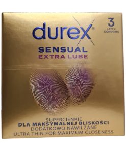 Durex Sensual Extra Lube 3 pcs pack 1