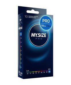My.Size PRO 72 mm condoms 10 pcs pack 1