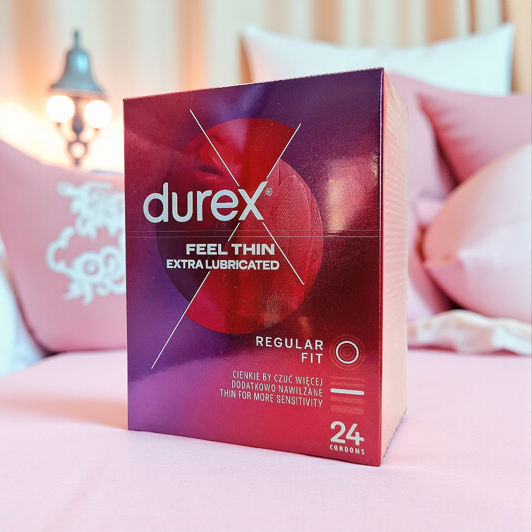 Durex Feel Thin Extra Lubricated 24 pack 4 Durex Feel Thin Extra Lubricated 24 pack 4