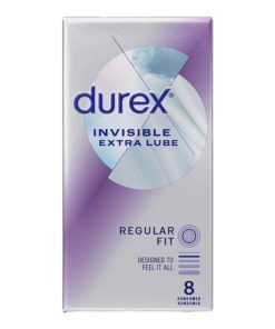 Durex Invisible Extra Lube 8 pack